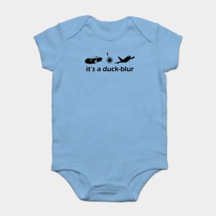 It's a duck-blur Baby Bodysuit